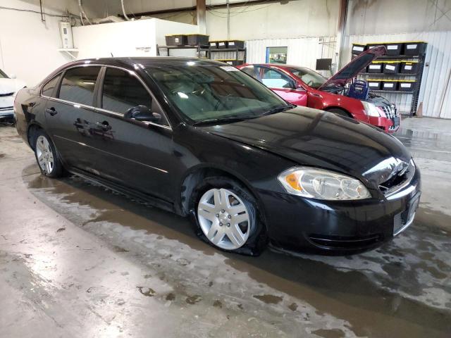 2G1WB5E39E1150018 - 2014 CHEVROLET IMPALA LIM LT BLACK photo 4