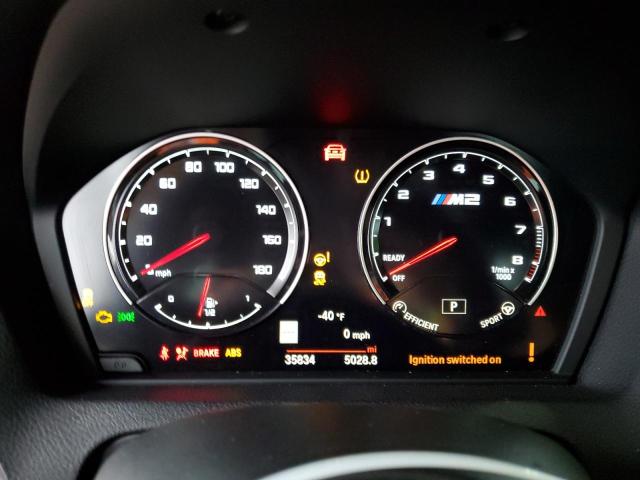 WBS2U7C02L7F01156 - 2020 BMW M2 COMPETITION WHITE photo 9