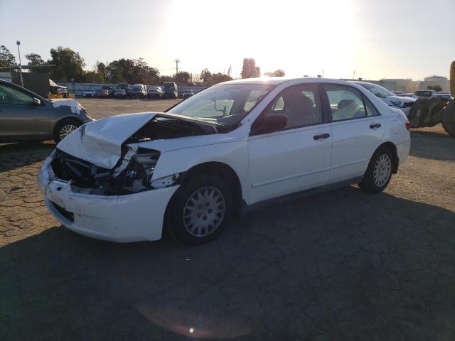 1HGCM56145A120496 - 2005 HONDA ACCORD DX WHITE photo 1