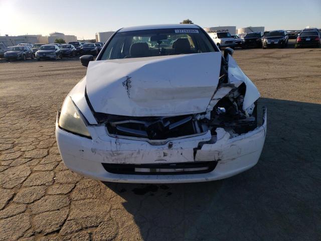 1HGCM56145A120496 - 2005 HONDA ACCORD DX WHITE photo 5