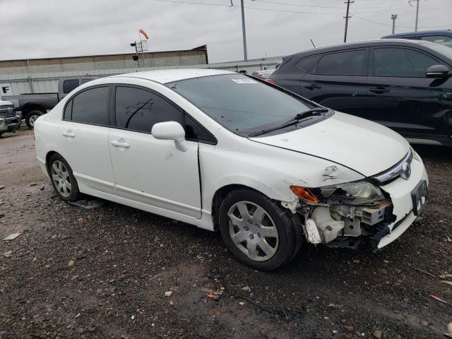 1HGFA16526L072505 - 2006 HONDA CIVIC LX WHITE photo 4