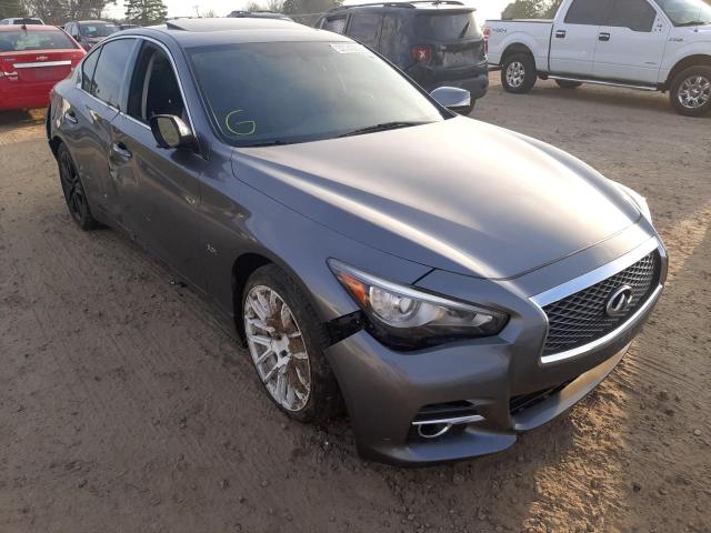 JN1EV7AP4GM304417 - 2016 INFINITI Q50 PREMIUM SILVER photo 1