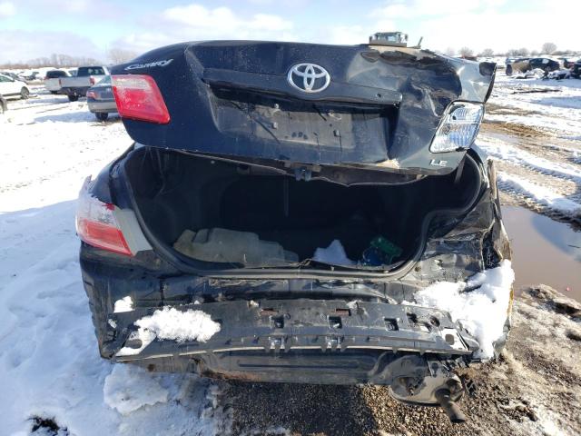 4T1BE46K47U604949 - 2007 TOYOTA CAMRY CE BLACK photo 6