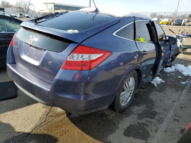 5J6TF3H51CL004181 - 2012 HONDA CROSSTOUR EXL BLUE photo 3