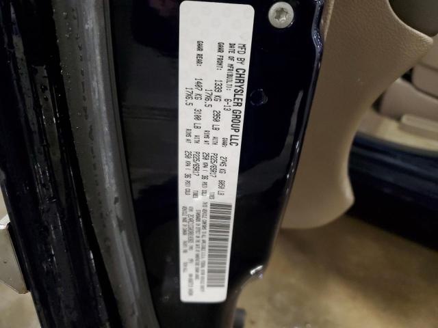 2C4RC1CG0DR810365 - 2013 CHRYSLER TOWN & COU TOURING L BLUE photo 13