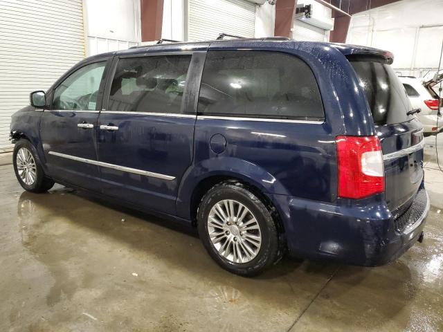 2C4RC1CG0DR810365 - 2013 CHRYSLER TOWN & COU TOURING L BLUE photo 2