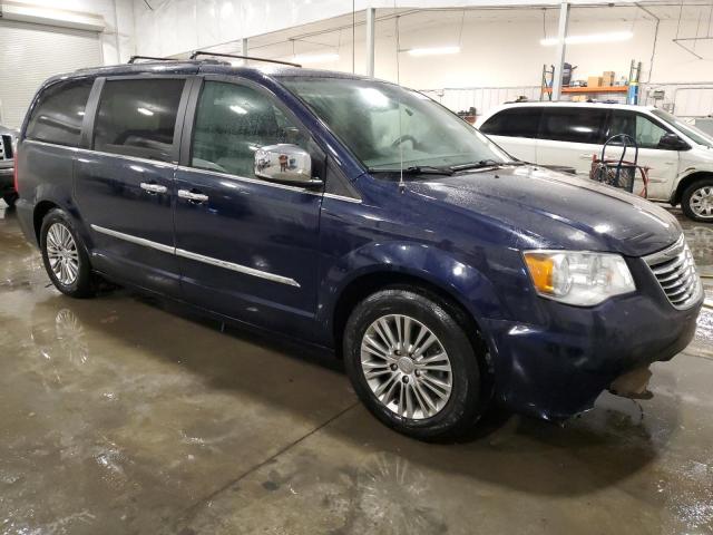 2C4RC1CG0DR810365 - 2013 CHRYSLER TOWN & COU TOURING L BLUE photo 4