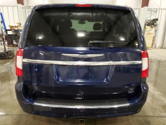 2C4RC1CG0DR810365 - 2013 CHRYSLER TOWN & COU TOURING L BLUE photo 6