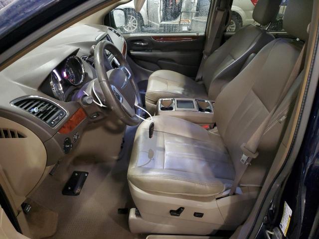 2C4RC1CG0DR810365 - 2013 CHRYSLER TOWN & COU TOURING L BLUE photo 7