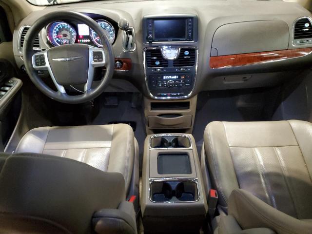 2C4RC1CG0DR810365 - 2013 CHRYSLER TOWN & COU TOURING L BLUE photo 8