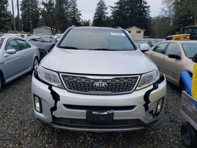 5XYKWDA79EG432663 - 2014 KIA SORENTO SX SILVER photo 5