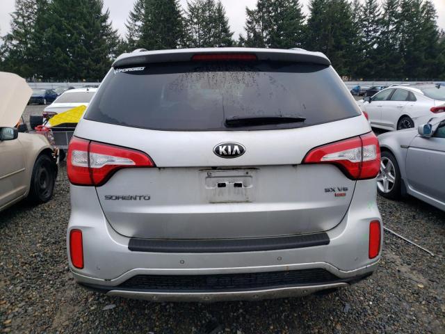 5XYKWDA79EG432663 - 2014 KIA SORENTO SX SILVER photo 6