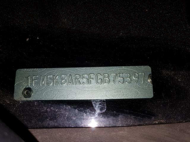 1FM5K8AR5FGB75397 - 2015 FORD EXPLORER POLICE INTERCEPTOR  photo 10