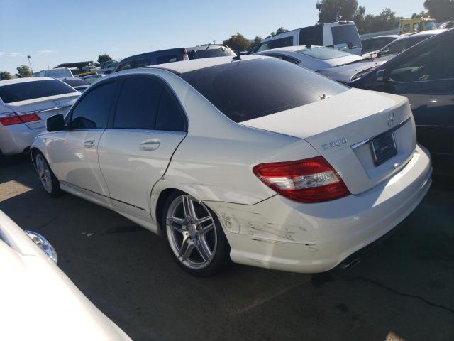 WDDGF54X19F223987 - 2009 MERCEDES-BENZ C 300 WHITE photo 2