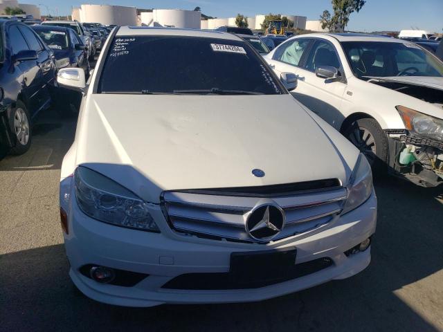 WDDGF54X19F223987 - 2009 MERCEDES-BENZ C 300 WHITE photo 5