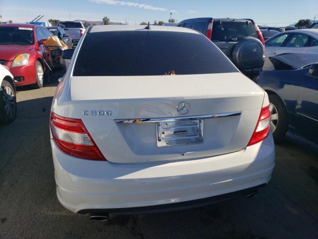 WDDGF54X19F223987 - 2009 MERCEDES-BENZ C 300 WHITE photo 6