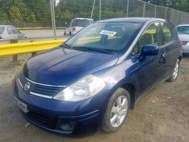 3N1BC13E77L379592 - 2007 NISSAN VERSA S  photo 2