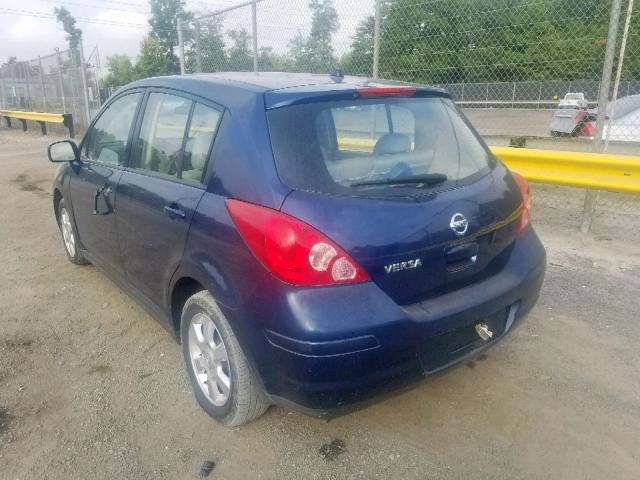 3N1BC13E77L379592 - 2007 NISSAN VERSA S  photo 3