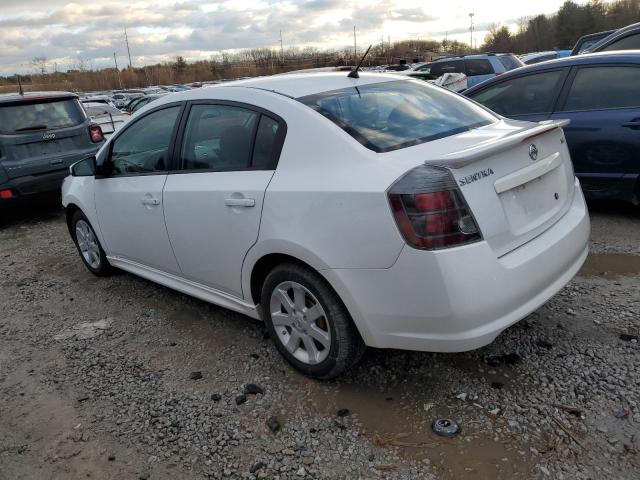 3N1AB6AP7CL624191 - 2012 NISSAN SENTRA 2.0 WHITE photo 2