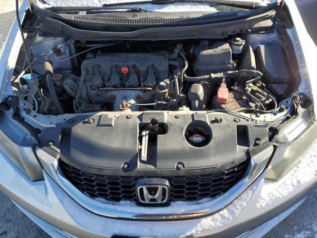 19XFB2F95FE241610 - 2015 HONDA CIVIC EXL ნაცრისფერი ფოტო 11