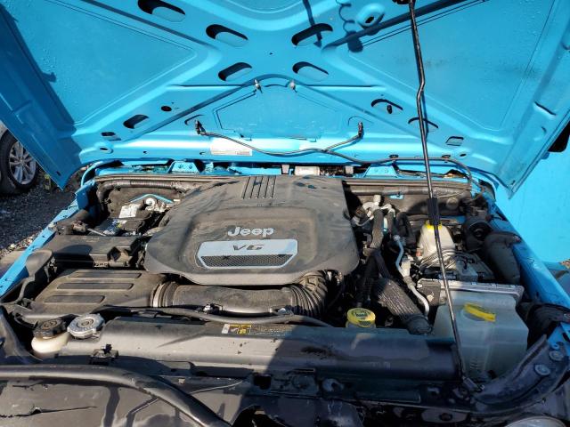 1C4BJWDG7HL565629 - 2017 JEEP WRANGLER U SPORT ლურჯი ფოტო 12