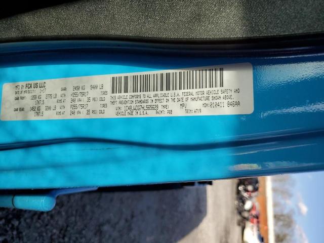 1C4BJWDG7HL565629 - 2017 JEEP WRANGLER U SPORT ლურჯი ფოტო 13