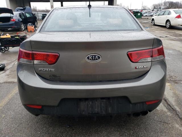 KNAFW6A38A5159192 - 2010 KIA FORTE SX GRAY photo 6