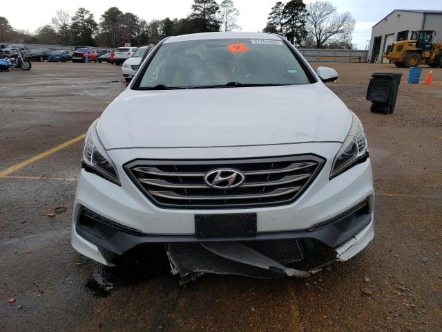 5NPE34AF6GH266093 - 2016 HYUNDAI SONATA SPORT WHITE photo 5