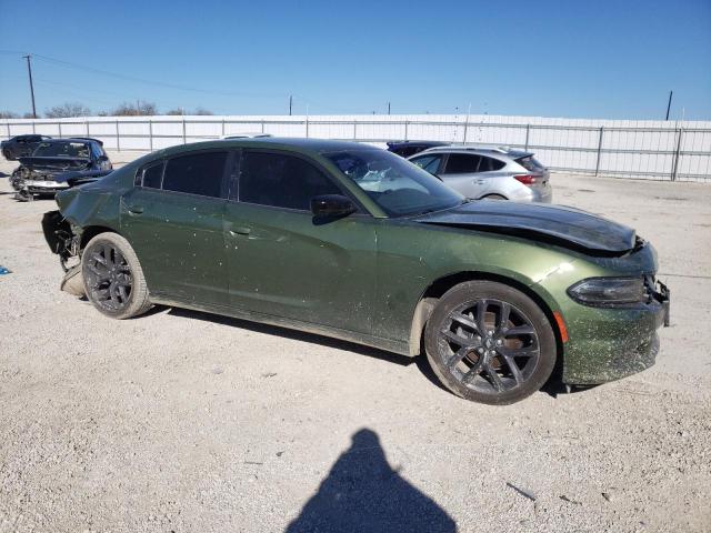 2C3CDXBG9MH505948 - 2021 DODGE CHARGER SXT GREEN photo 4