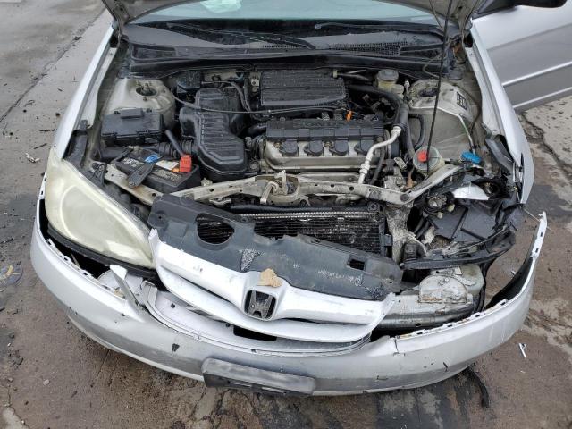 2HGES15535H589902 - 2005 HONDA CIVIC LX SILVER photo 11