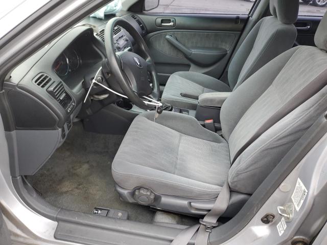 2HGES15535H589902 - 2005 HONDA CIVIC LX SILVER photo 7