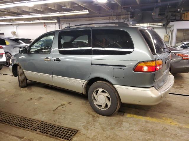 4T3ZF13C2YU290427 - 2000 TOYOTA SIENNA LE GRAY photo 2