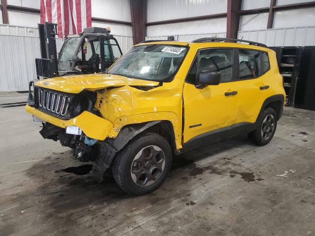 ZACCJBAT3FPC30763 - 2015 JEEP RENEGADE SPORT Դեղին լուսանկար 1