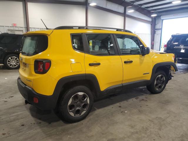 ZACCJBAT3FPC30763 - 2015 JEEP RENEGADE SPORT Դեղին լուսանկար 3