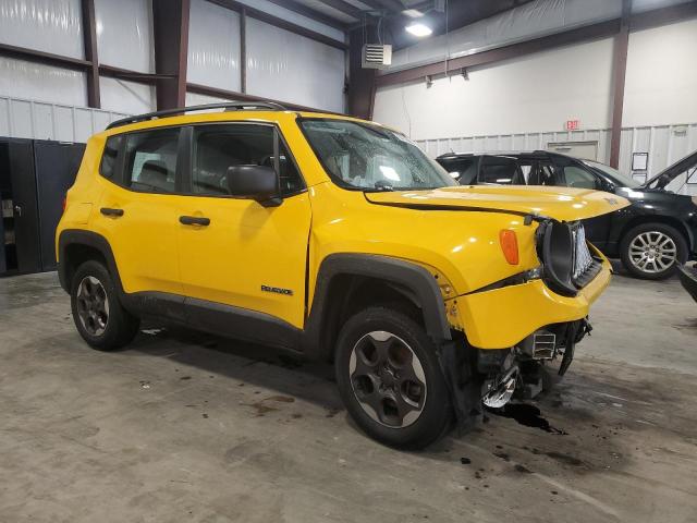 ZACCJBAT3FPC30763 - 2015 JEEP RENEGADE SPORT Դեղին լուսանկար 4