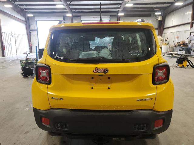 ZACCJBAT3FPC30763 - 2015 JEEP RENEGADE SPORT Դեղին լուսանկար 6