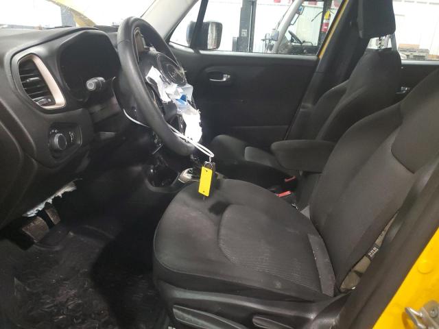 ZACCJBAT3FPC30763 - 2015 JEEP RENEGADE SPORT Դեղին լուսանկար 7