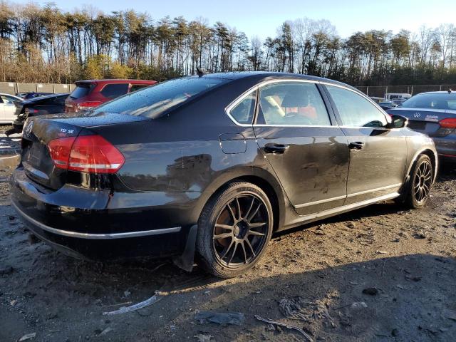 1VWBV7A37FC045341 - 2015 VOLKSWAGEN PASSAT SE BLACK photo 3