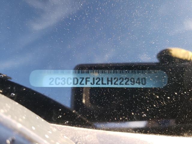 2C3CDZFJ2LH222940 - 2020 DODGE CHALLENGER R/T SCAT PACK GRAY photo 13