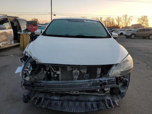 3N1AB7AP7DL683796 - 2013 NISSAN SENTRA S WHITE photo 5