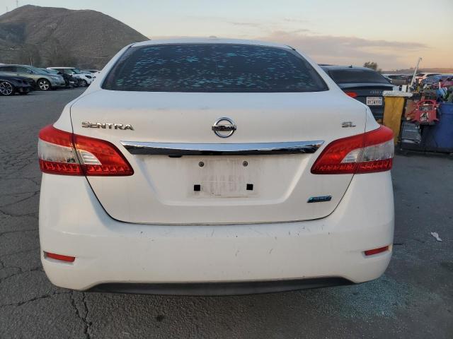 3N1AB7AP7DL683796 - 2013 NISSAN SENTRA S WHITE photo 6