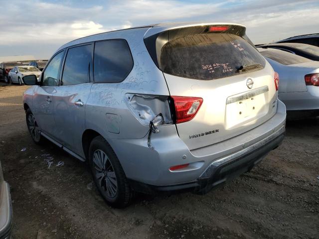 5N1DR2MM3KC647389 - 2019 NISSAN PATHFINDER S SILVER photo 2