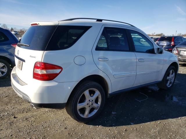 4JGBB86E78A358976 - 2008 MERCEDES-BENZ ML 350 WHITE photo 3