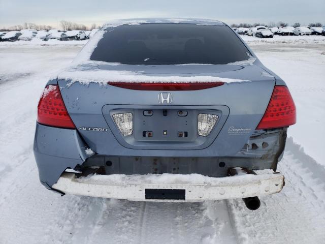 1HGCM56347A059865 - 2007 HONDA ACCORD SE BLUE photo 6