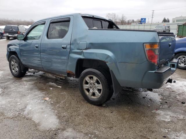 2HJYK16398H504070 - 2008 HONDA RIDGELINE RTX BLUE photo 2