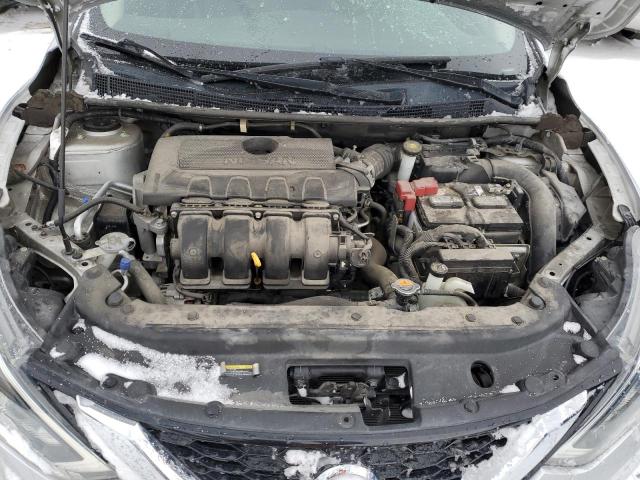 3N1AB7APXHY293462 - 2017 NISSAN SENTRA S SILVER photo 11