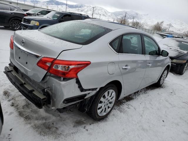 3N1AB7APXHY293462 - 2017 NISSAN SENTRA S SILVER photo 3