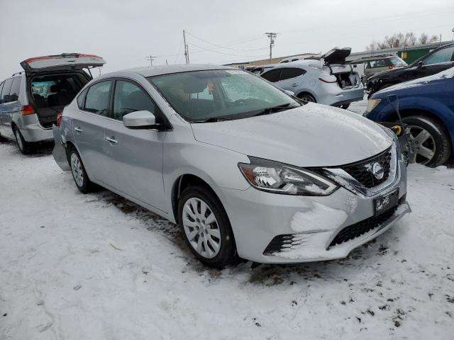 3N1AB7APXHY293462 - 2017 NISSAN SENTRA S SILVER photo 4