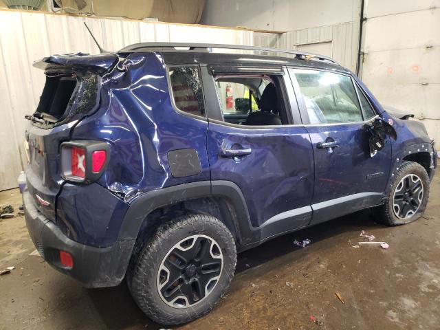 ZACCJBCT2GPD98490 - 2016 JEEP RENEGADE TRAILHAWK BLUE photo 3