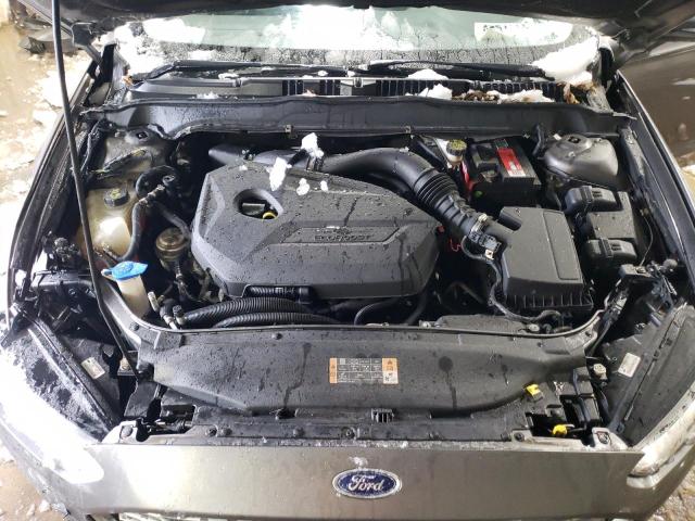 3FA6P0HR5DR383227 - 2013 FORD FUSION SE GRAY photo 11